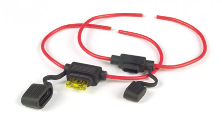 Image of Mini Ato Fuseholder, 20 Amp, 14 Ga W Cap from Grote. Part number: 82-2208