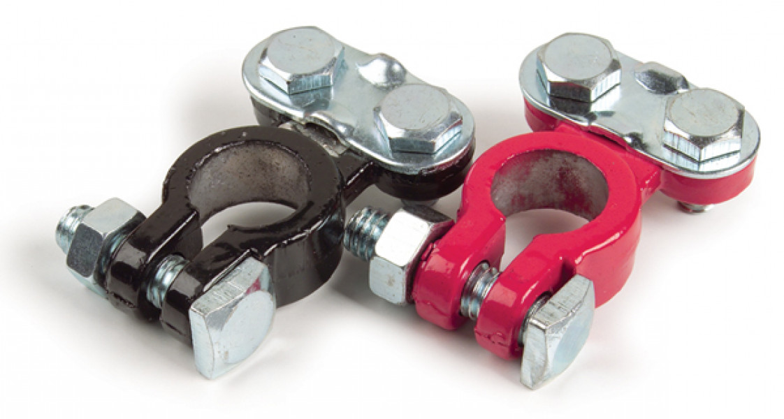 Image of Lead Terminals Epoxy Coated , Top Post, 6; 2/0, Pk 2 from Grote. Part number: 82-9613