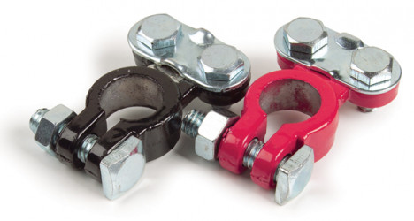 Image of Lead Terminals Epoxy Coated , Top Post, 6; 2/0, Pk 2 from Grote. Part number: 82-9613