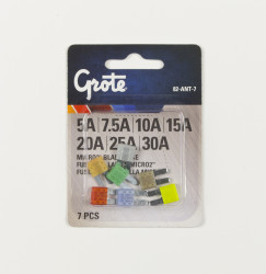 Image of Micro Blade Fuse ;  2 Blade Assortment, 7 Pk from Grote. Part number: 82-ANT-7