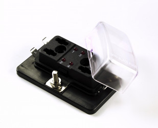 Image of LED Fuse Panel For Miniature Blade Fuse, 4 Slot & Cover from Grote. Part number: 82-BLM-I-304