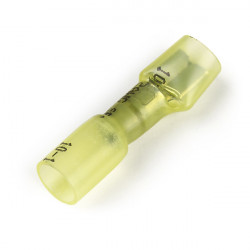 Image of Crimp & Solder Q.D., 12; 10 Ga, .250", Fi, Female, Pk 25 from Grote. Part number: 83-1955