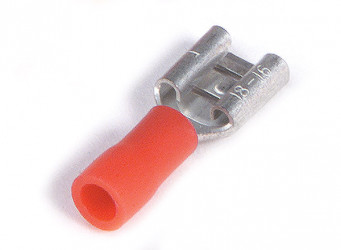 Image of Quick Disconnect, 22; 16 Ga, Female, .250", Pk 100 from Grote. Part number: 83-2187