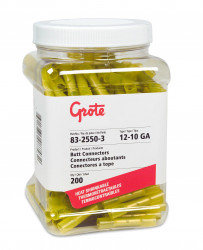 Image of Heat Shrink Butt, Nylon 12; 10 Ga Pk 200, Jar from Grote. Part number: 83-2550-3