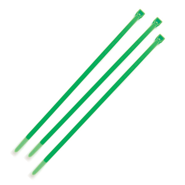 Image of Standard Tie, Green, 8", 50 Lb, Pk 1000 from Grote. Part number: 83-6034-3