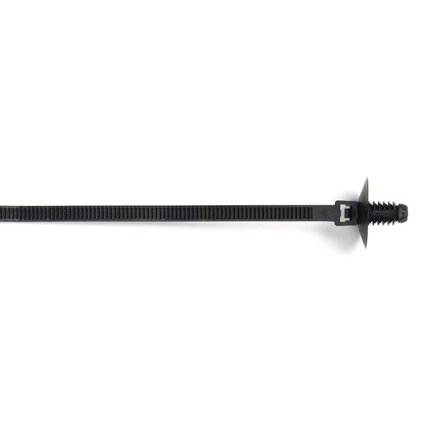 Image of Fir Tree Domed Tie, Black, 6.7", 50 Lb, Pk 100 from Grote. Part number: 83-6048