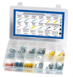 Image of Heat Shrink Terminal Kit, Assorted, 22; 10 Ga, 120 Pk from Grote. Part number: 83-6503