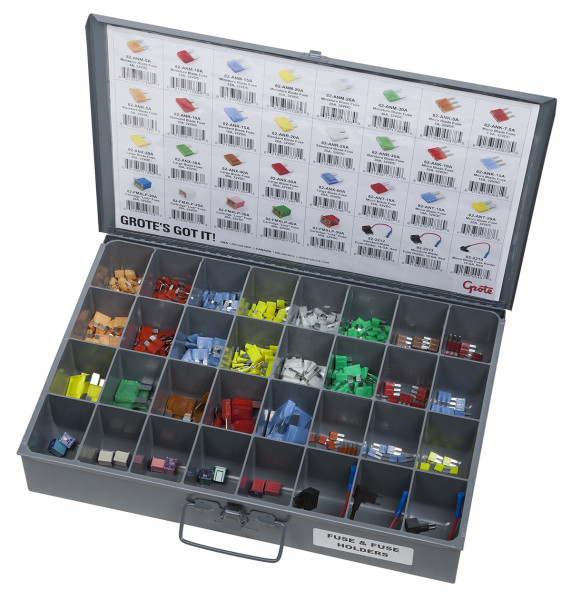 Image of Fuse & Circuit Breaker Tray Assortment from Grote. Part number: 83-6659