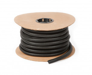 Image of Split Flex Tubing Spool, Black, 1/4", 100' from Grote. Part number: 83-8003-S