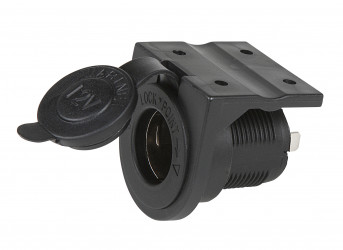 Image of Socket 12V Panel Mount & Brkt from Grote. Part number: 84-1092