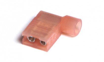 Image of Flag Quick Disconnect, Nylon, 22; 16 Ga, .250", Pk 15 from Grote. Part number: 84-2189