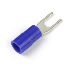 Image of Spade Terminal, Nylon, 16; 14 Ga, #6, Pk 15 from Grote. Part number: 84-2219