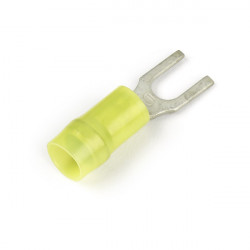 Image of Spade Terminal, Nylon, 12; 10 Ga, #10, Pk 15 from Grote. Part number: 84-2222
