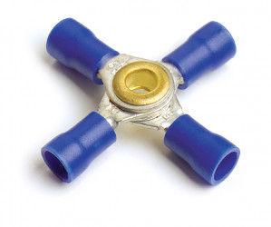 Image of 4 Way Connector, 16; 14 Ga, Pk 5 from Grote. Part number: 84-2382