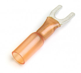 Image of Heat Shrink Spade, 22; 18 Ga, #8, Pk 10 from Grote. Part number: 84-2428