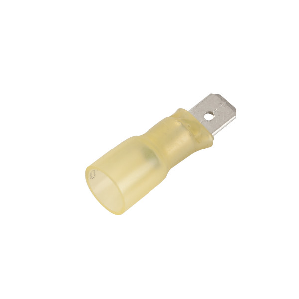 Image of Heat Shrink Male Disconnect, 12; 10 Ga, .250", Pk 15 from Grote. Part number: 84-2439