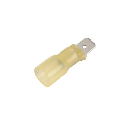 Image of Heat Shrink Male Disconnect, 12; 10 Ga, .250", Pk 15 from Grote. Part number: 84-2439