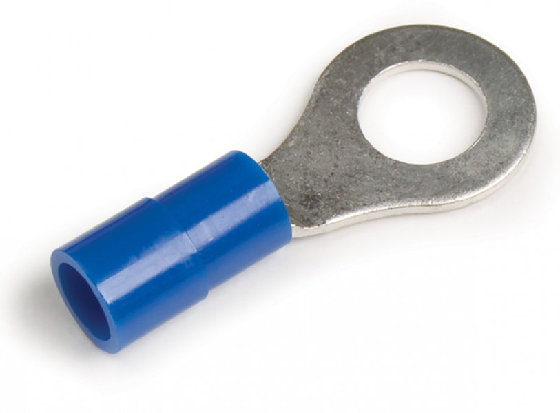 Image of Ring Terminal, Nylon, 16; 14 Ga, 3/8", Pk 15 from Grote. Part number: 84-2449