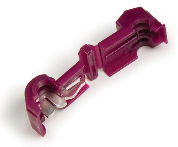 Image of Female T; Tap Connector, 22; 16 Ga, Pk 25 from Grote. Part number: 84-2906