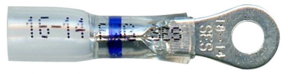 Image of Opt; Seal Heat Shrink Ring, 16; 14 Ga, #8, Pk 15 from Grote. Part number: 84-4408