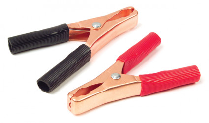 Image of Test Clips, 50 Amp, Black from Grote. Part number: 84-5003