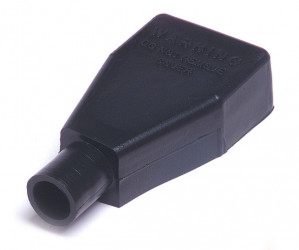 Image of Terminal Protector, 1 & 2 Ga, Black, Pk 5 from Grote. Part number: 84-9140