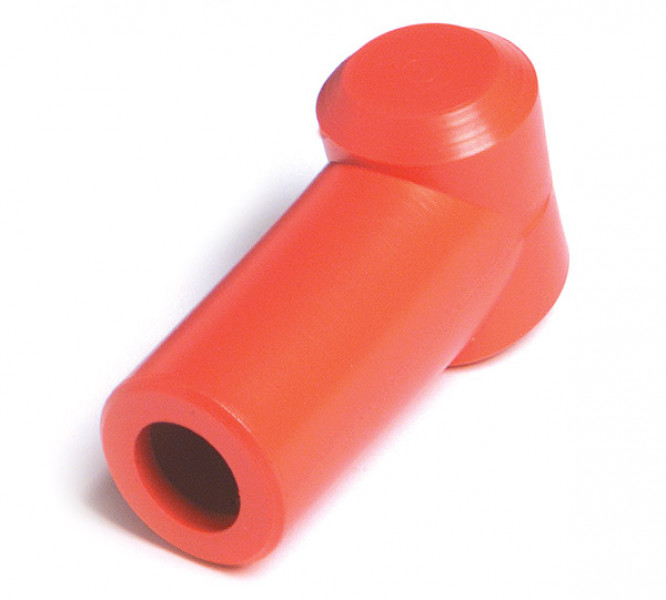 Image of Terminal Protector, 1/0 & 2/0 Ga, L & Stud, Red, Pk 5 from Grote. Part number: 84-9153