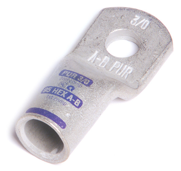 Image of Locking Lug, 1/0 Ga, 3/8", Pk 5 from Grote. Part number: 84-9192