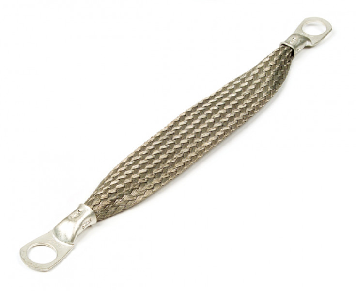 Image of Ground Strap, Lug To Lug, 4 Ga, 18" from Grote. Part number: 84-9465
