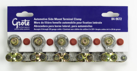 Image of Side Terminal, 6; 2/0 Ga, Card Of 10 from Grote. Part number: 84-9672