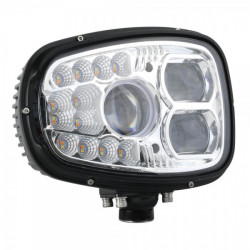 Image of LED High/Low Combination Driving Lights, Right/Passenger Side from Grote. Part number: 84621-5