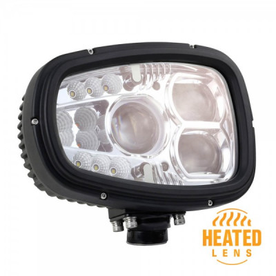 Image of Heated LED Snow Plow Lights, Right/Passenger Side from Grote. Part number: 84641-5