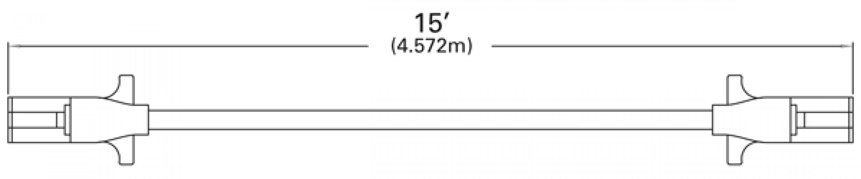 Image of 12’ NON ABS STRAIGHT - 1/10, 6/12 GA from Grote. Part number: 87052