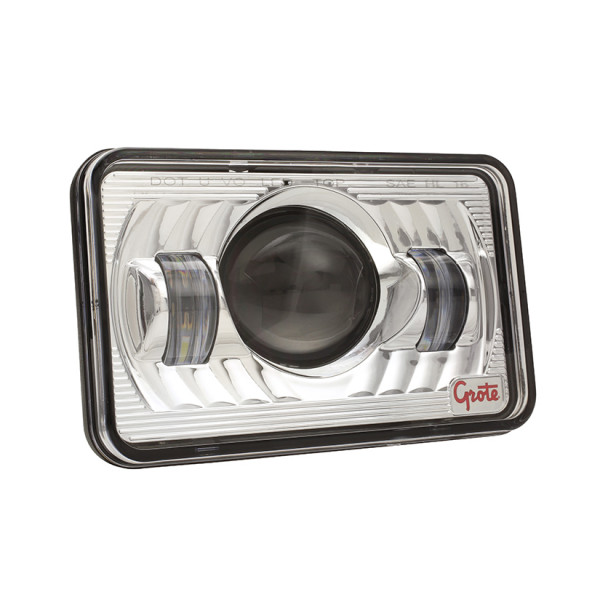 Image of LED Sealed Beam Headlights, 4x6, High Beam, 9-30V from Grote. Part number: 94411-5