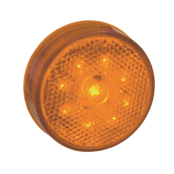 Image of Hi Count(R) 2 1/2" LED Clearance Marker Lights, Built-in Reflector from Grote. Part number: G1003