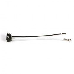 Image of Two-Wire 90deg Pigtail for Female Pin Lights, 6" Long from Grote. Part number: PGT6710NPG