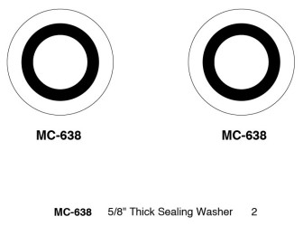 Image of A/C Compressor Sealing Washer Kit from Sunair. Part number: KT-SW1