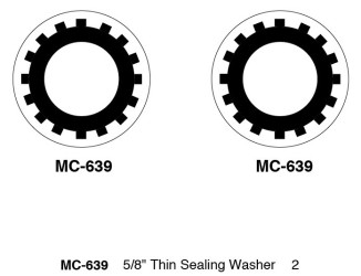 Image of A/C Compressor Sealing Washer Kit from Sunair. Part number: KT-SW3