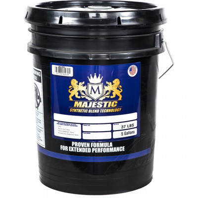 Image of Premium 68 Anti Wear Hydraulic Fluid - 5 Gallon Bucket from Majestic Lubricants. Part number: MAJAW685G