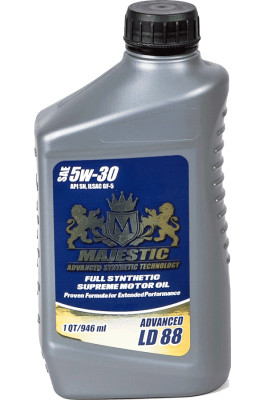 Image of FULL SYNTHETIC 5W30 MOTOR OIL - 32 OZ (1 QUART) from Majestic Lubricants. Part number: MAJLDS5W30Q12
