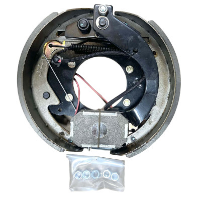 Image of RH BRAKE KIT - COMPLETE 12-1/4" X 3-1/2" ELECTRIC BRAKE - FOR AL-KO & HAYS AXLE 10-12K from MHD. Part number: K23-255M