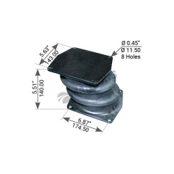 Image of Load Cushion from MHD. Part number: 10.000