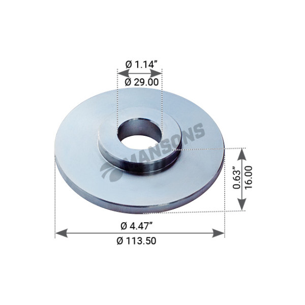 Image of Collar from MHD. Part number: 10.046