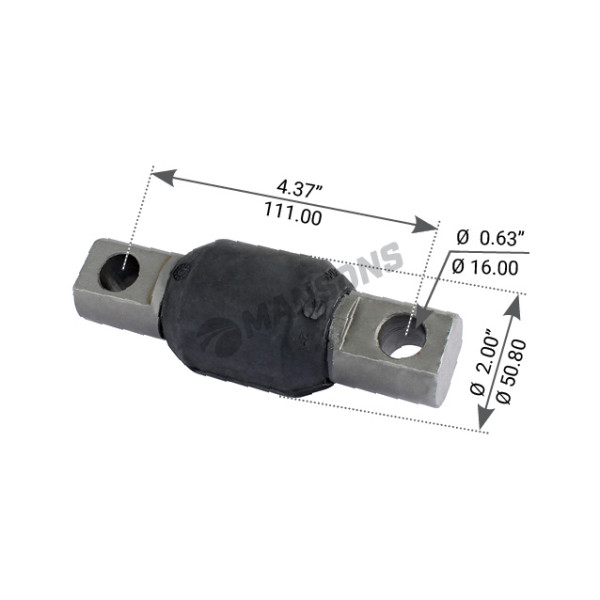 Image of Torque Arm Bush from MHD. Part number: 10.055