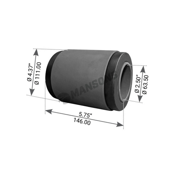 Image of Beam End Bush from MHD. Part number: 10.058