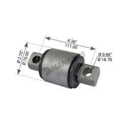Image of Torque Arm Bush from MHD. Part number: 10.060