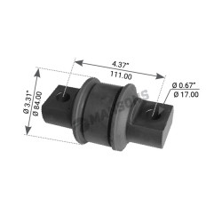 Image of Torque Rod Bush from MHD. Part number: 10.069