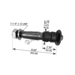 Image of Torque Rod Bush from MHD. Part number: 10.074
