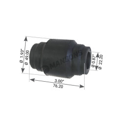 Image of Torque Rod Bush from MHD. Part number: 10.099