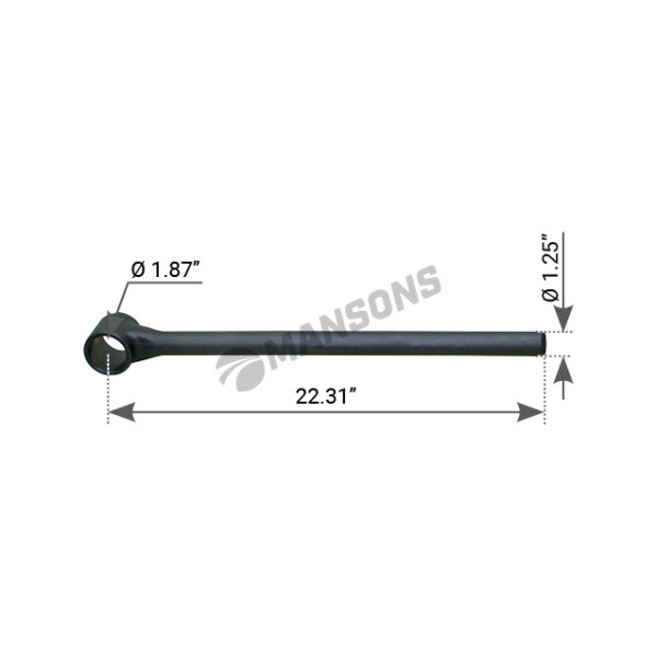 Image of Spacer Vario Rod End from MHD. Part number: 10.316